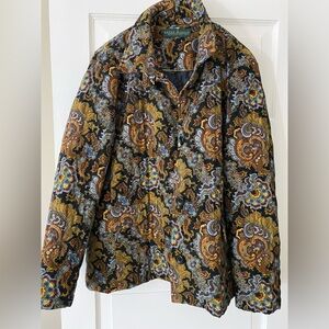 Paisley quilted jacket